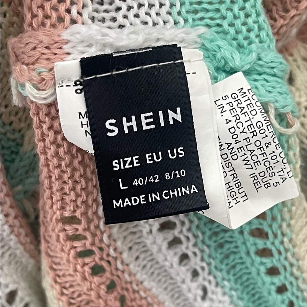 ❤️ SHEIN Sweater chevron design Size Large - Picture 5 of 5